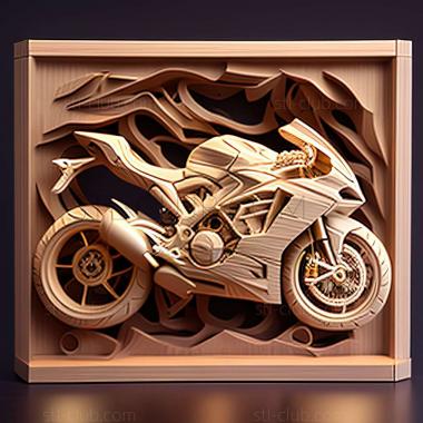 3D model Ducati SuperSport (STL)
